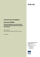 Forsmark site investigation. Drill hole KFM06A. Thermal properties: heat conductivity and heat capacity determined using the TPS method