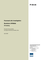 Forsmark site investigation. Borehole: KFM09A. Tilt testing