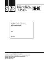 Äspö Hard Rock Laboratory Annual Report 1996