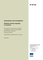 Oskarshamn site investigation. Detailed outcrop mapping in trenches