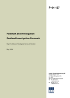 Forsmark site investigation. Peatland investigation Forsmark