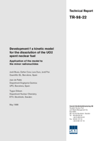 Development of a kinetic model for the dissolution of the UO2 spent nuclear fuel. Application of the model to the minor radionuclides