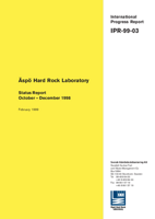 Äspö Hard Rock Laboratory - Status Report October-December 1998