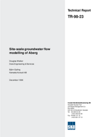 Site-scale groundwater flow modelling of Aberg