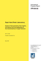 Äspö Hard Rock Laboratory - Impact of flow geometry, flow regime, two-phase flow and degassing on the transmissivity of rough fractures