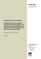 Oskarshamn site investigation. Simplified Boremap mapping of percussion boreholes HLX34 and HLX35 on lineament NS059 and of percussion boreholes HLX36 and HLX37 on lineament NS001. Revised March 2008
