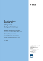 Översiktsstudie av Jämtlands län (urbergsdelen). Geologiska förutsättningar