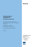 Översiktsstudie av Jönköpings län. Geologiska förutsättningar