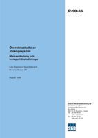 Översiktsstudie av Jönköpings län. Markanvändning och transportförutsättningar
