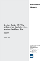 Uranium dioxide, SIMFUEL, and spent fuel dissolution rates - a review of published data