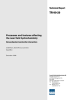 Processes and features affecting the near field hydrochemistry. Groundwater-bentonite interaction