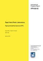 Äspö Hard Rock Laboratory. High-permeability features (HPF)
