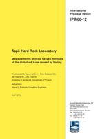 Äspö Hard Rock Laboratory. Measurements with the he-gas methods of the disturbed zone caused by boring