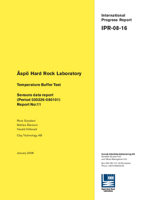 Äspö Hard Rock Laboratory. Temperature Buffer Test. Sensors data report (Period 030326-080101) Report No:11