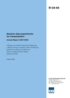 Neutron data experiments for transmutation. Annual report 2007/2008