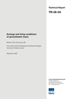 Ecology and living conditions of groundwater fauna