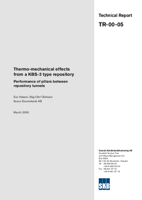 Thermo-mechanical effects from a KBS-3 type repository. Performance of pillars between repository tunnels