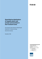 Quantitative distribution of aquatic plant and animal communities in the Forsmark area