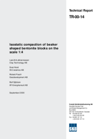 Isostatic compaction of beaker shaped bentonite blocks on the scale 1:4
