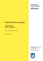 Äspö Hard Rock Laboratory. Status report April - June 2008