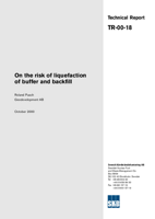 On the risk of liquefaction of buffer and backfill