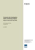 Hydro monitoring program. Report for April 2007 - April 2008. Forsmark site investigation