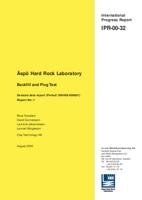 Äspö Hard Rock Laboratory. Backfill and Plug Test. Sensors data report (Period: 990408-000601) Report No: 1
