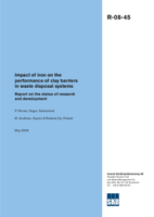 Impact of iron on the performance of clay barriers in waste disposal systems. Report on the status of research and development