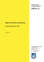 Äspö Hard Rock Laboratory. Planning report for 2001