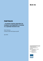 PARTRACK - A particle tracking algorithm for transport and dispersion of solutes in a sparsely fractured rock