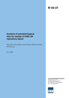 Analysis of geohydrological data for design of KBS-3H repository layout