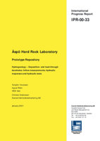 Äspö Hard Rock Laboratory. Prototype repository. Hydrogeology - Deposition- and lead-through boreholes: Inflow measurements, hydraulic responses and hydraulic tests