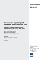 Groundwater degassing and two-phase flow in fractured rock