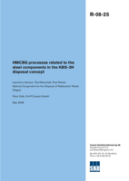 HMCBG processes related to the steel components in the KBS-3H disposal concept