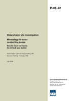 Mineralogy in water conducting zones. Results from boreholes KLX07A+B and KLX08. Oskarshamn site investigation