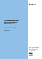Confidence assessment. Site descriptive modelling, SDM-Site Forsmark