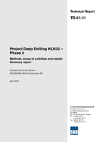 Project Deep Drilling KLX02-Phase 2. Methods, scope of activities and results. Summary