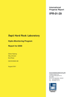 Äspö Hard Rock Laboratory. Hydro Monitoring Program. Report for 2000
