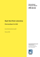 Äspö Hard Rock Laboratory. Planning Report for 2009