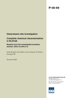 Complete chemical characterisation in KLX15A. Results from the investigated borehole section: 623.0 to 634.5 m. Oskarshamn site investigation