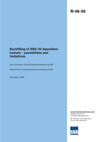 Backfilling of KBS-3V deposition tunnels - possibilities and limitations