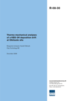 Thermo-mechanical analyses of a KBS-3H deposition drift at Olkiluoto site
