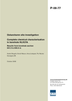 Complete chemical characterisation in borehole KLX27A. Results from borehole section 641.5 to 650.6 m. Oskarshamn site investigation