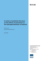A review of published literature on the effects of permafrost on the hydrogeochemistry of bedrock