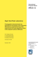 Äspö Hard Rock Laboratory. Fractographic characterization by quantitative microscopy of the excavation disturbance caused by boring of the experimental full scale deposition holes in the research tunnel at Olkiluoto