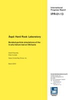 Äspö Hard Rock Laboratory. Bonded-particle simulations of the in-situ failure test at Olkiluoto