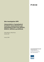 Inerpretation of geophysical borehole measurements and petrophysical data from KFR101, HFR101, HFR102 and HFR105. Site investigation SFR