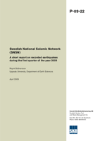Swedish National Seismic Network (SNSN). A short report on recorded earthquakes during the first quarter of the year 2009