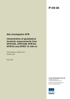 Interpretation of geophysical borehole measurements from KFR102A, KFR102B, KFR103, KFR104 and KFR27 (0-500 m). Site investigation SFR