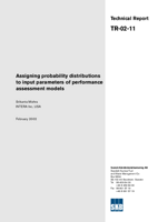 Assigning probability distribution to input parameters of performance assessment models